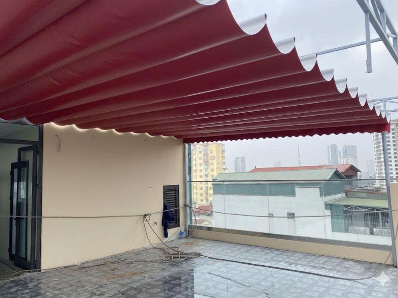 Review 2 dòng bạt nhựa HOT nhất tại Bạt Nhựa Hàn Việt: Bạt xanh cam và bạt che nắng mưa 2 Bat Che Nang Mua